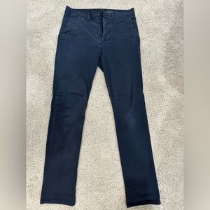 All Saints Park Chino Pants Blue Size 28